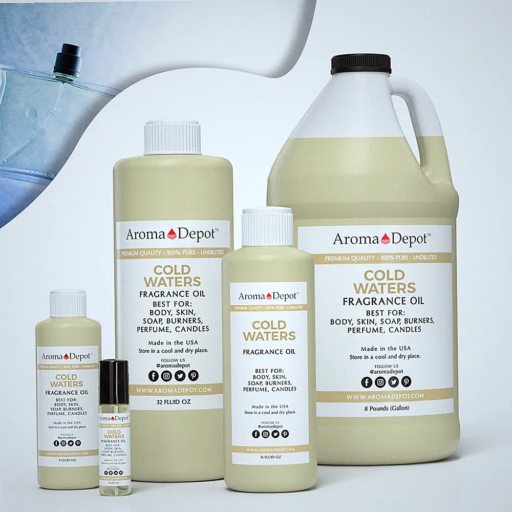 Cool Water Type Fragrance Oil for Body, Candle, Soap, Lotion, Perfume & Diffuser