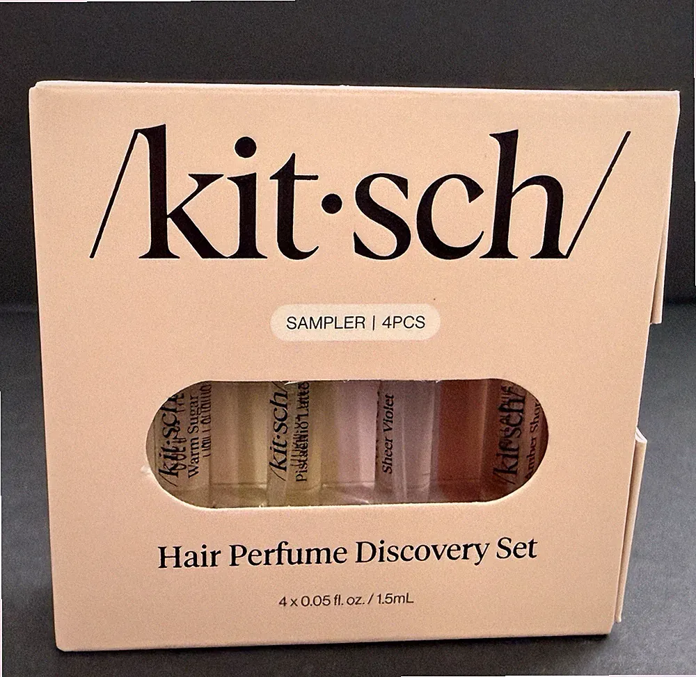 Kitsch Hair Perfume Discovery Set 4pc – New Odor Neutralizing Hair Mist Sampler